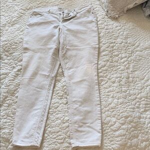 Old Navy Women's Cream Ankle Jeans